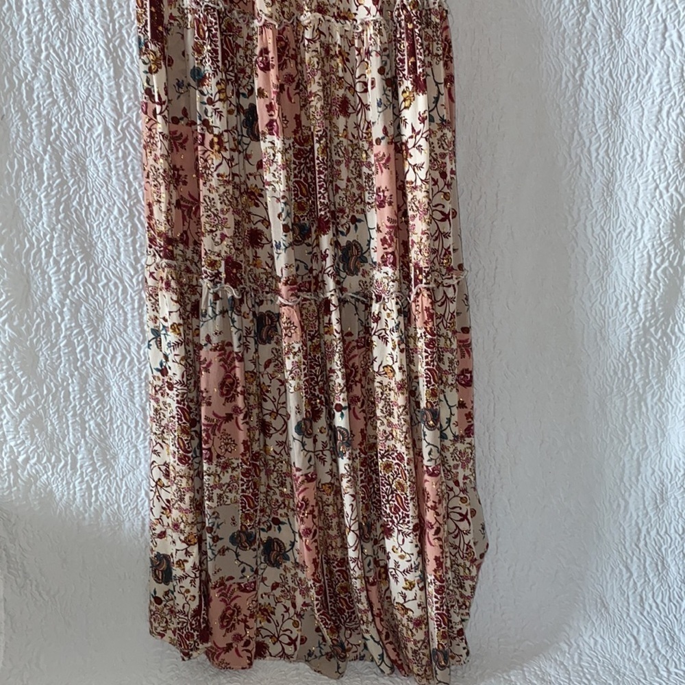 Anthropologie DREW Naomi Halter Tiered Ruffle Maxi Dress - Picture 6 of 9